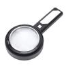 5X 10X Handheld Magnifying Glass Ergonomic Handle 6pcs LED Light Reading Magnifier for Elder
