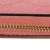 Used Guccissima Coin Purse 9539 255452 7943 Double G Embossed Card Case Zip Around GG Shima Pink Unisex from Japan