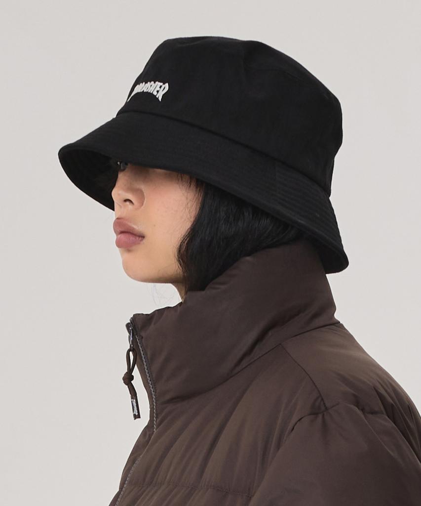 Treasure Magazine Logo Bucket Hat Black