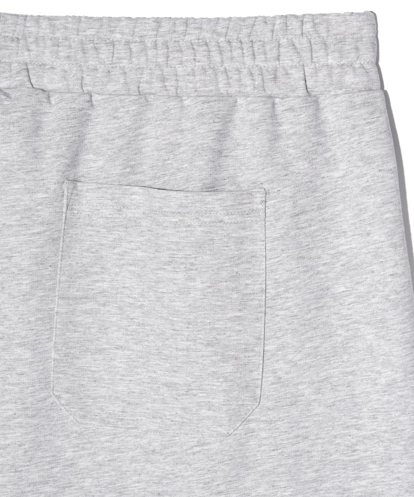 RAYFIKERS Wicked Smile One-Pleat Sweat Shorts Melange Grey (Mo7Pu493-097)
