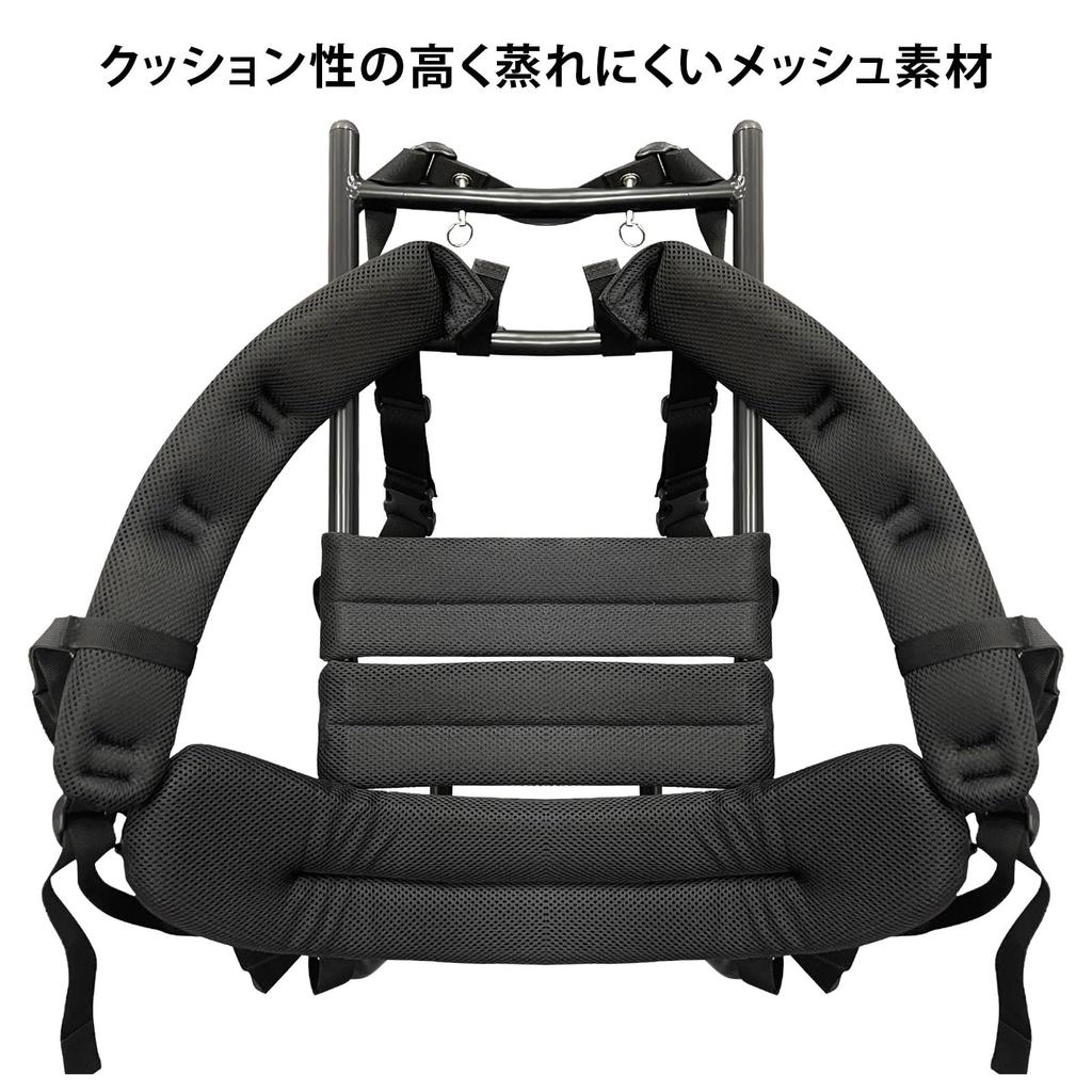 PAKESI Переноска Алюминий Грузоподъемность Высоко Амортизированные Плечевые Ремни и Пояс Ощущается Кость, Сплав, Прочный, 80 кг, Ремни, Легкий, Альпинизм, Кемпинг,