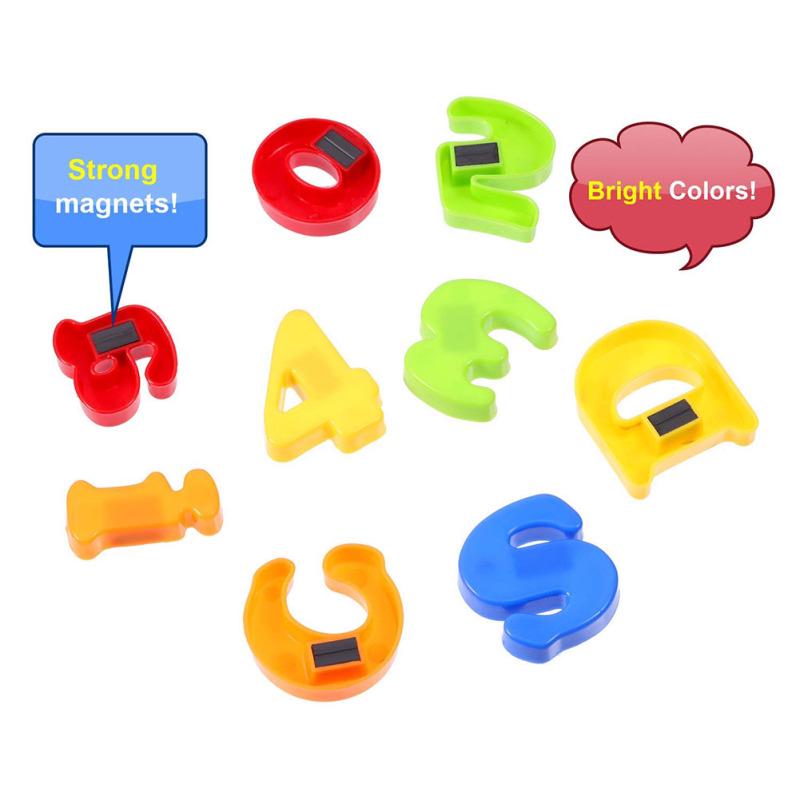 78pcs / set магнитные буквы цифры для детей образовательные магниты на холодильник с алфавитом