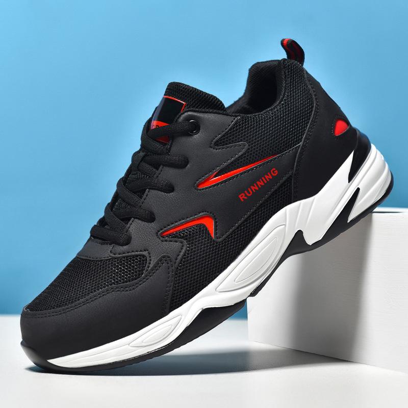 Спортивные студенческие кроссовки на массивной подошве весна новая мужская уличная персонализированная мода большой размер повседневная обувь