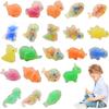 1-24 шт. мягкие игрушки-фиджет для детей, мягкие игрушки-мочи, шарики для вечеринок с водяными шариками, динозавры, морские животные, стресс