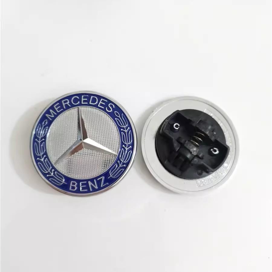 1pcs 57mm Car Front Hood Emblem Badge Bonnet For Mercedes Benz AMGW204 W205 W212 W213 W221 W177 W246 GLA GLC Car Accessories