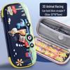 Capibara 3D Cartoon Pencil Case: Large Capacity, Multifunctional for Boys & Girls, Ideal for Primary School Students