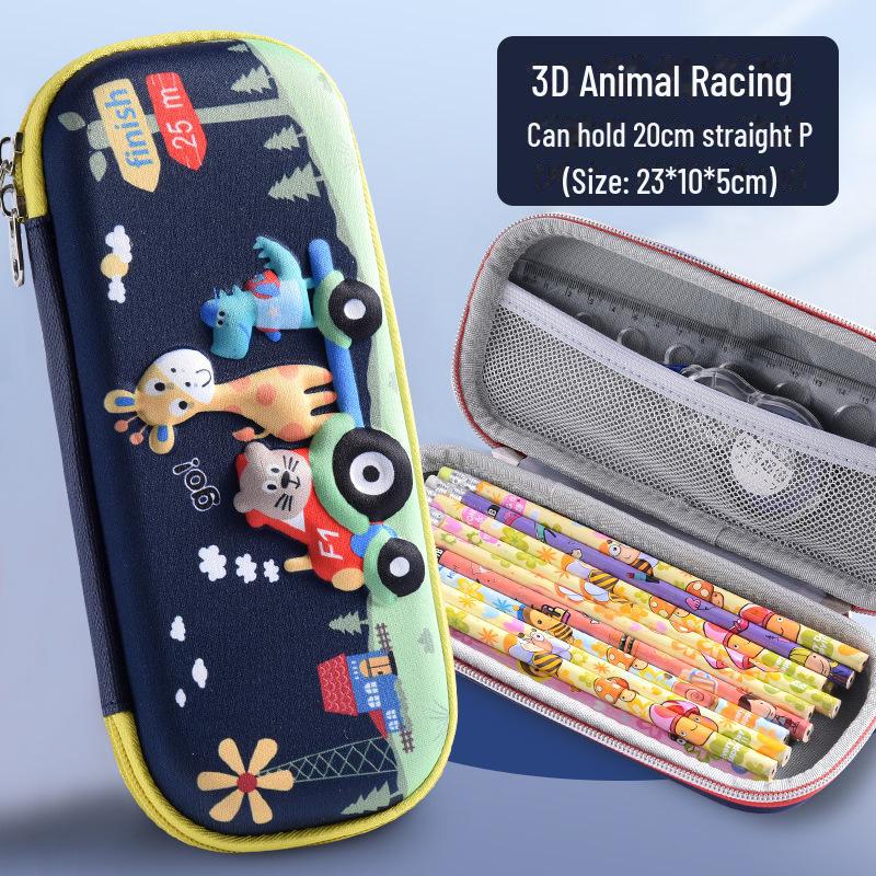 Capibara 3D Cartoon Pencil Case: Large Capacity, Multifunctional for Boys & Girls, Ideal for Primary School Students