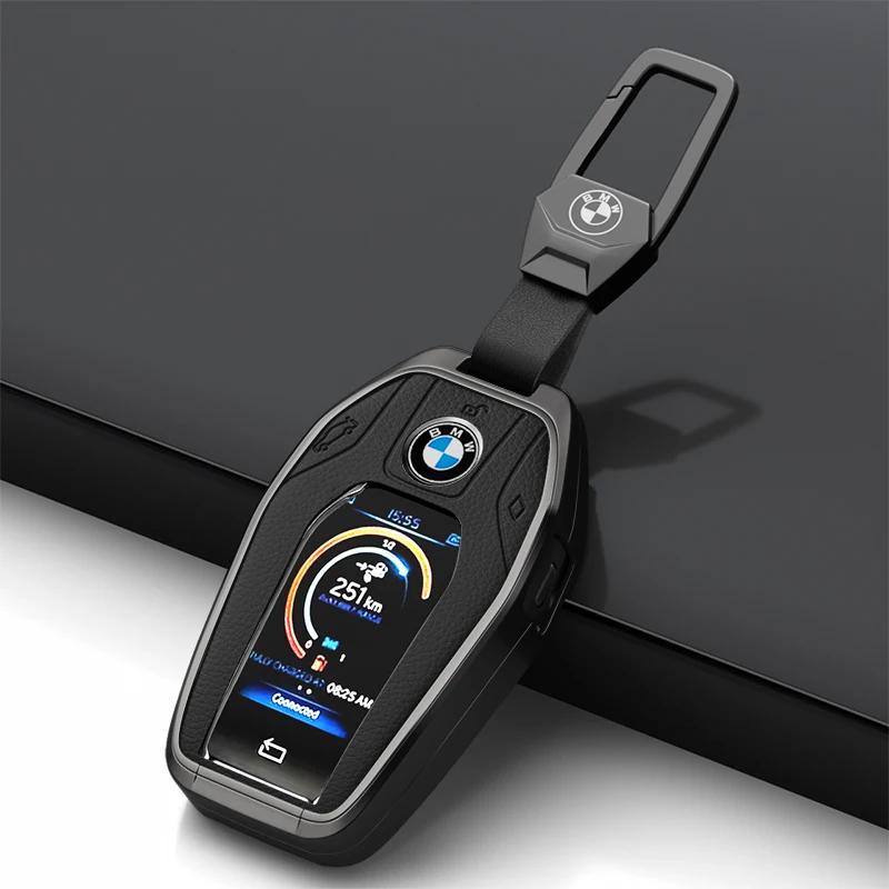 Car Key Case for BMW 216i F46 X1 X2 X3 X5 X6 GT 2 5 6 7 Series 3 4 Buttons Smart Keyless Remote Control Fobs Protector Cover UG6