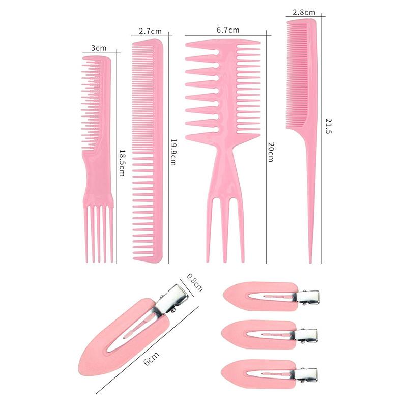 Barber Hairdressing Comb Multifunctional Hair Detangling Comb Hair Care Tool Set Haircutting Accessories