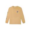 Vans Letter Splatter Logo Loose Fit Sports Crew Neck Long Sleeve T-Shirt Unisex Tops Khaki VN0A5F517UE