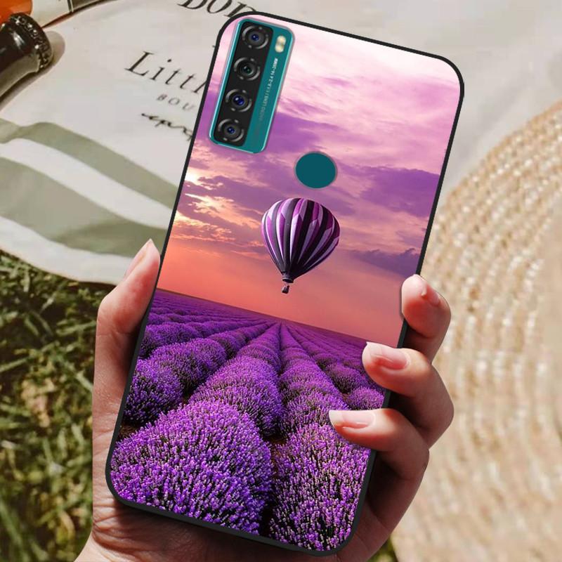 For TCL 20 SE Case Soft Silicone Phone Back Cover For TCL 20 SE TCL20SE TCL20 20SE Cases Coque for TCL 20SE Fundas bumper Shell