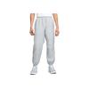 Брюки кэжуал мужские свободного кроя на кулиске с вышитым логотипом светло-серые HJ2245-077