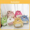 Children Bear Little Backpack Zipper Design Adjustable Shoulder Schoolbag Straps