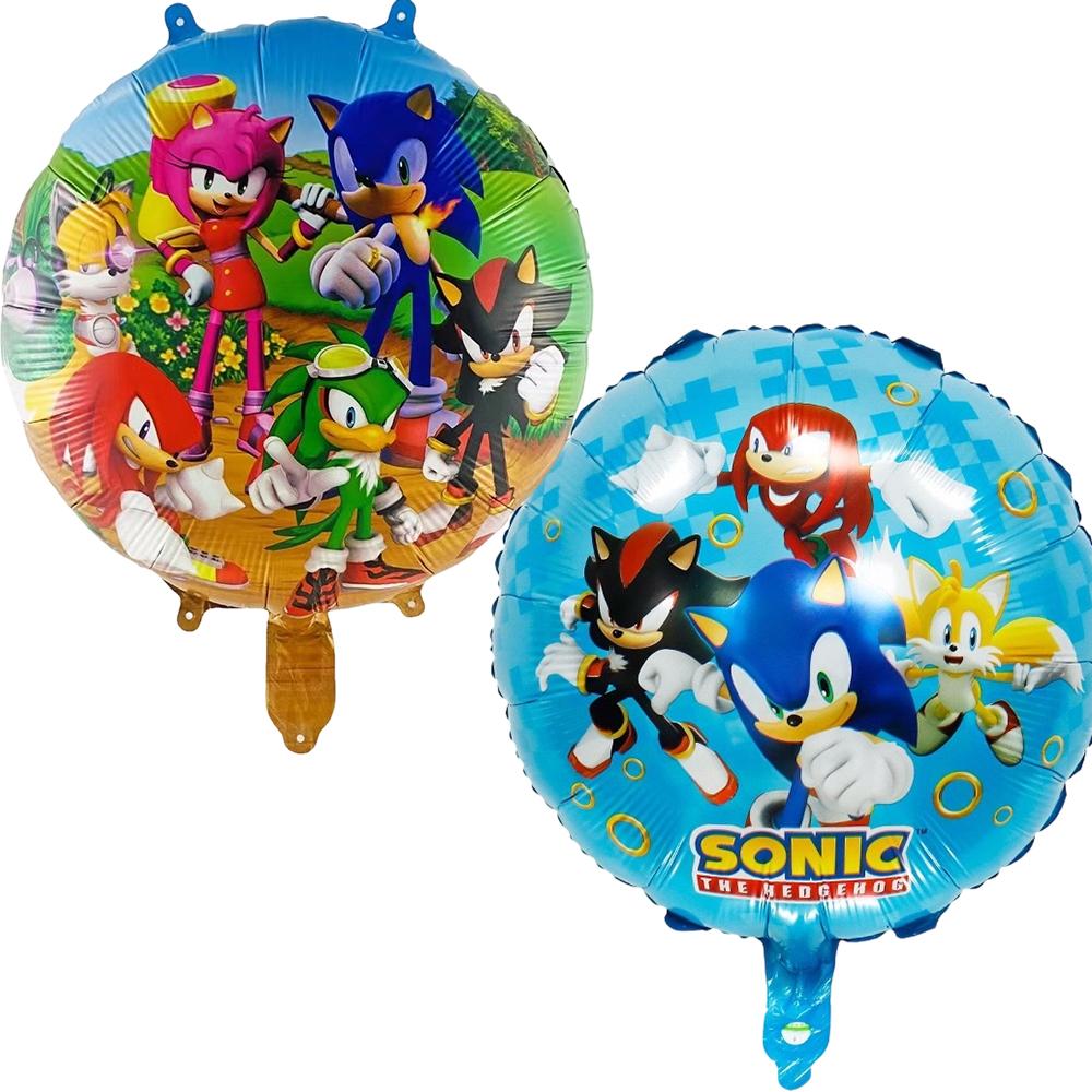 20Pcs The Hedgehog Birthday Balloons  Cartoon Latex Balloons For Kids Game Theme Party Decorations Birthday Party Supplies