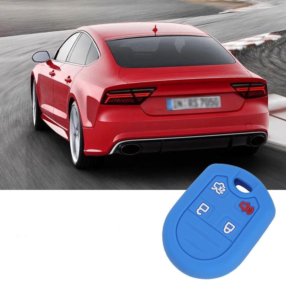 Durable Silicone Case 4/5 Buttons Car Key Box Accessories Car Key Cover for Ford Car