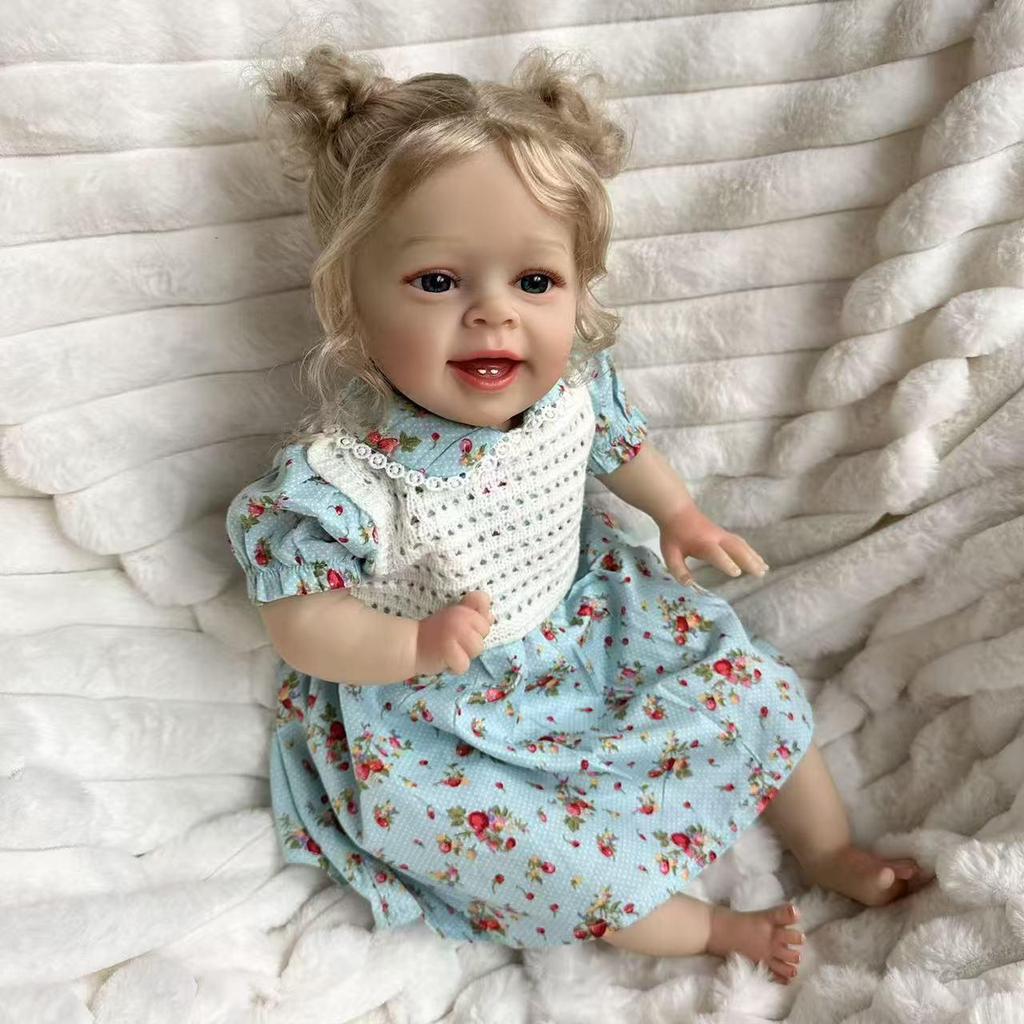 50cm Cloth Body Cute Yannik Lifelike Reborn Doll with 3D Painting