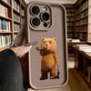Плюшевый Мишка Пьет Пиво Мягкий ТПУ Чехол для Телефона для iPhone 17 16 15 14 13 12 11 Pro Max Plus Ударопрочный Противоскользящий Чехол