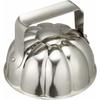 Kanda Kan Rice Mold, Stainless Steel, Made In Japan, Chrysanthemum Design, Suitable for Commercial and Home Use, 058008
