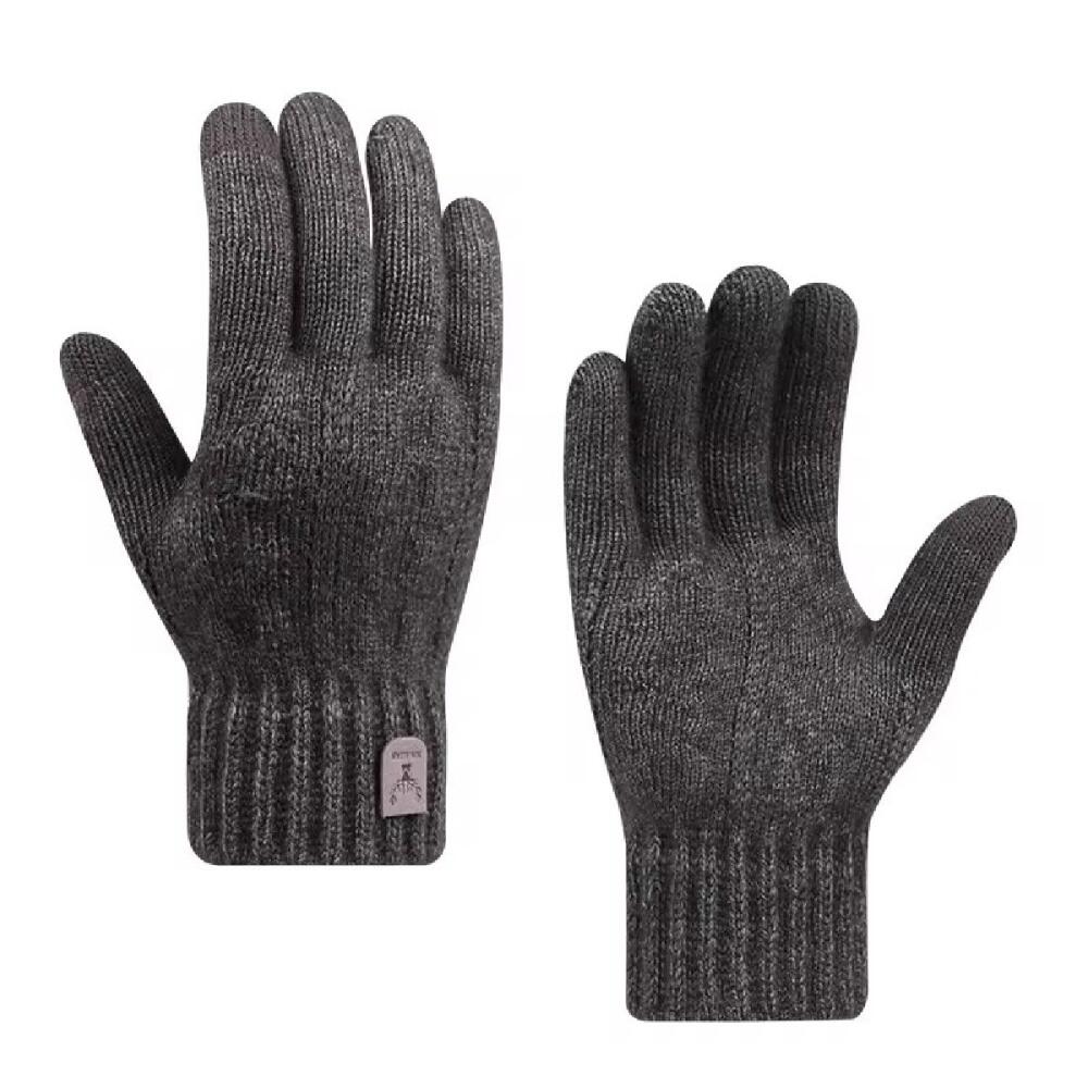 1Pair Winter Warm Gloves for Men and Women Touchscreen Thickened Knitted Gloves Outdoor Cycling Sports Cold resistant Gloves