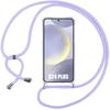 Case - BOOLING - for Samsung Galaxy S24 Plus - Reinforced Protection - Flexible - Adjustable Lanyard Purple