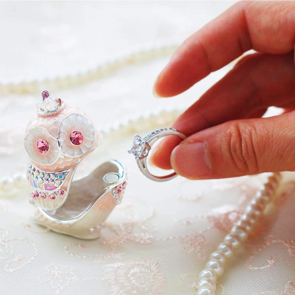 <Tiara Owl (various colors)> Pierce (pink)