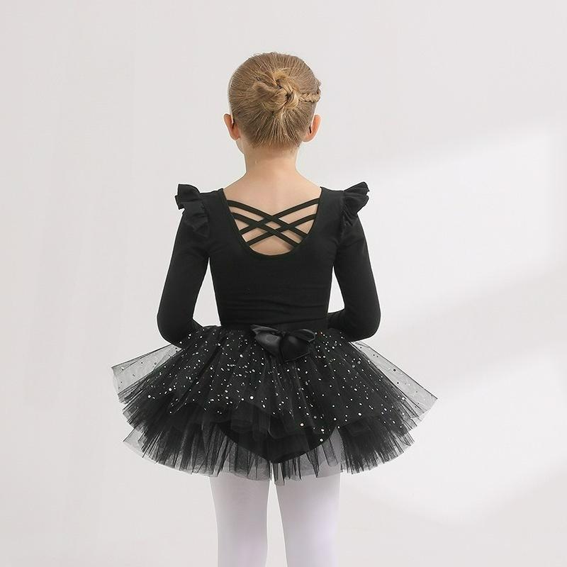 Детская танцевальная одежда, Чистый хлопок, Фиолетовый, Летний без рукавов, Одежда для тренировок для девочек, Танцевальная одежда для маленьких девочек, Детская пачка