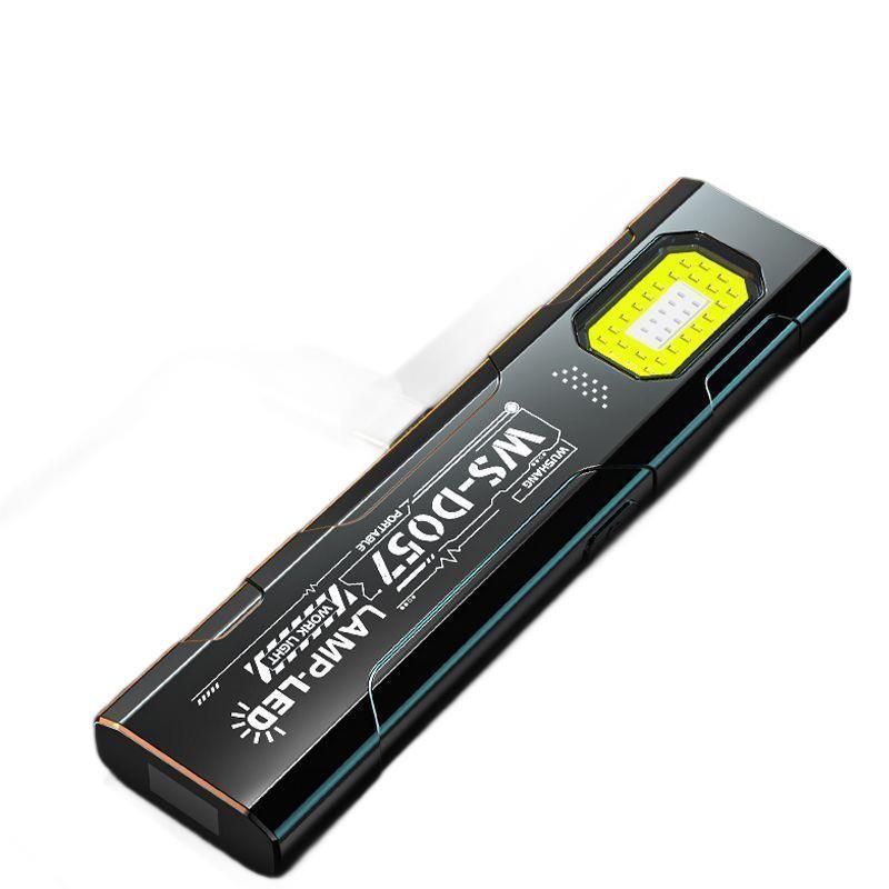 Mini LED Work Light Multi-Functional Magnetic Base Red Blue Flashing IPX4 Waterproof Lamp for Car Repair Camping Travel