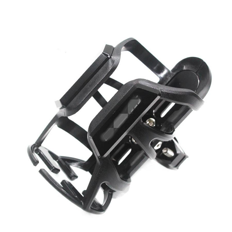 For BMW R1250GS Crash Bar Mount CNC Cup Holder Water Bottle Cage Bracket Black