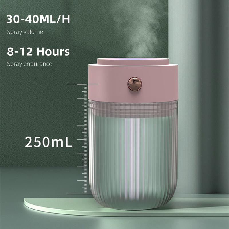 Портативный ультразвуковой увлажнитель воздуха Usb Mini Mist Fogger Автомобильный освежитель воздуха очиститель с 7-цветным светом Umidificador для домашнего офиса