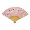 Кё Сэнсу Кикё Киото Сделано в Японии Женский бумажный веер Японский аксессуар Мастерство Для себя Подарок Презент длина х 33см ширина в разложенном виде (розовый)