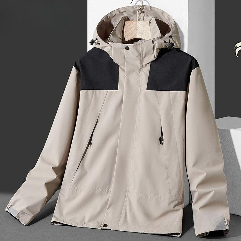 Spring Outdoor Windproof, Waterproof and Wear-resistant Jacket, Jacket, Single-layer Mountaineering Jacket for Men