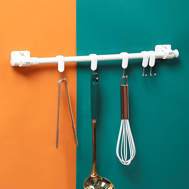 Телескопическая душевая занавеска и сушилка из нержавеющей стали с зажимами