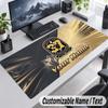 Custom Name Text Mouse Pad Boston Bruins Personalized Desk Pad For Work And Gaming