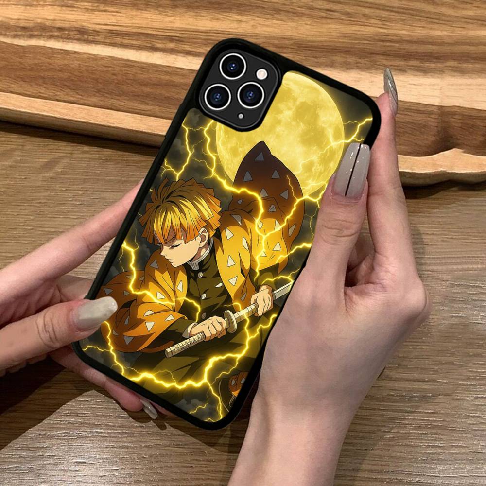 Zenitsu Agatsuma Phone Case Silicone PC+TPU For For IPhone 11 12 13 14 15 16 Plus Pro Max Cover