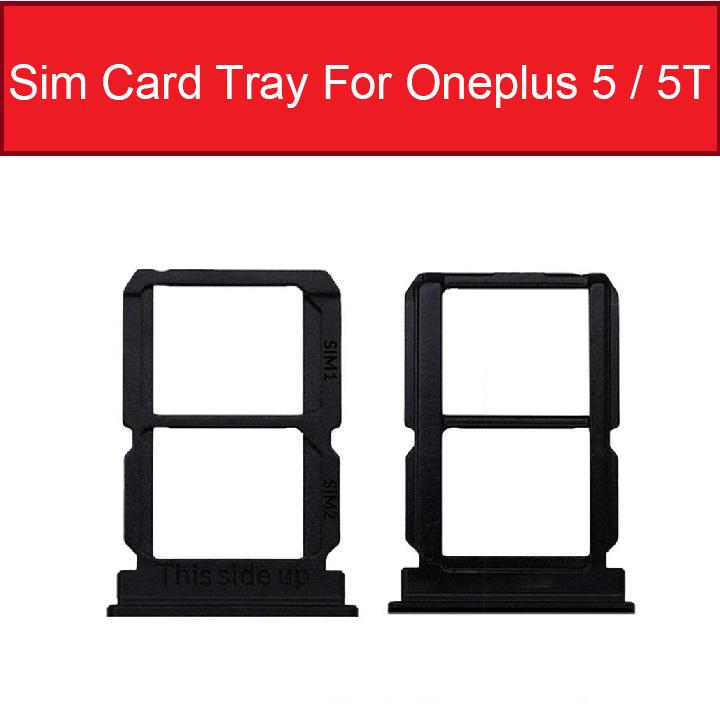 Sim Card Tray Holder For Oneplus 6 6T 7 7T Pro X 1 2 3 3T 5 5T Sim Slot Socket SD Card Memory Reader Flex Cable Repair Parts