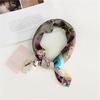 50 Spring/Summer New Small Scarf Small Square Scarf Women'S Professional Decoration Printed Professional Fashion Scarf