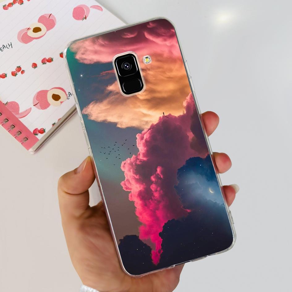 For Samsung A8 2018 Case A8 Plus Cover SM-A530F SM-A730F Fundas Fashion Butterfly Marble Soft Bumper For Samsung A8+ 2018 Hoesje