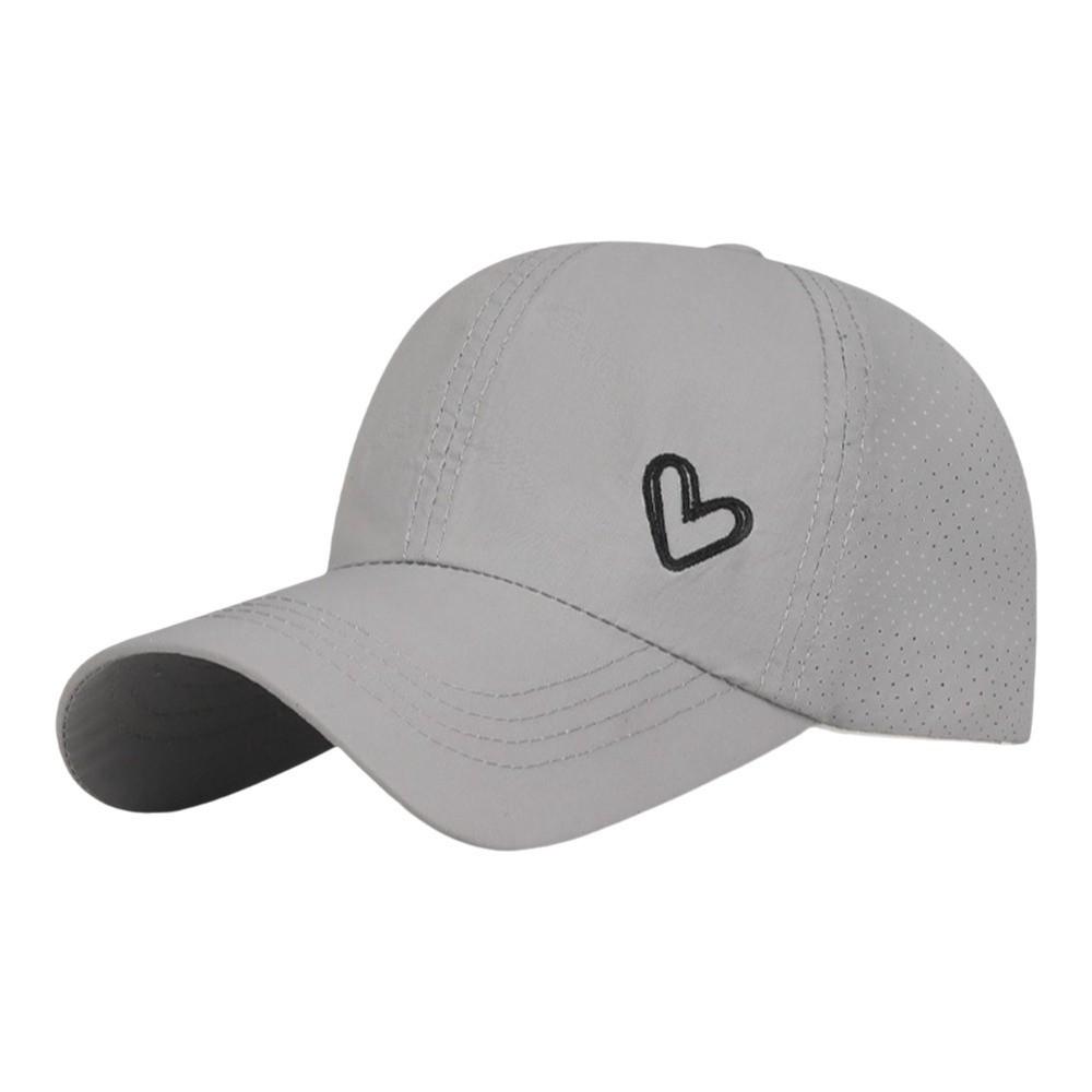 Love Heart Ponytail Baseball Cap Adjustable Snapback Hat Fashion Sunshade Sun Hat Outdoor