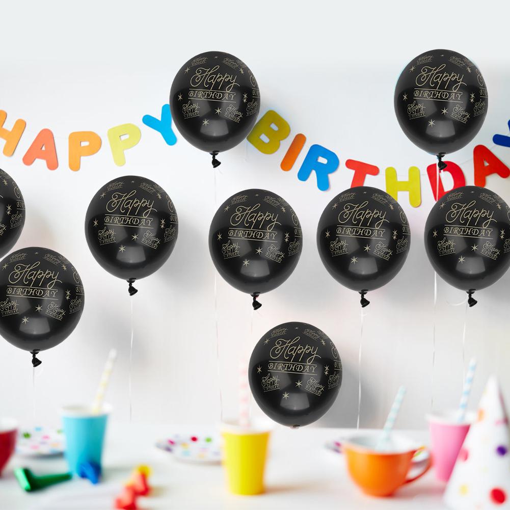 20 шт. латексных шаров с рисунком английских слов для украшения на день рождения, годовщину