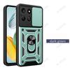 Funda for Honor 200 Smart Case Slide Camera Lens Ring Stand Holder Shockproof Phone Cover for Honor 200 Smart 5G Capa