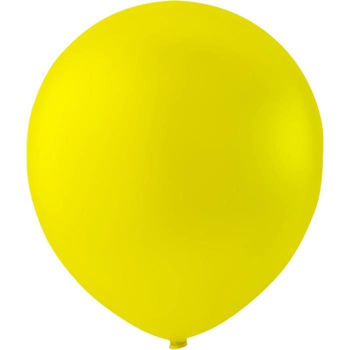 Ballons - HAPPY MOMENT - 59170 - Jaune - Hélium - Gonflés 4 heures