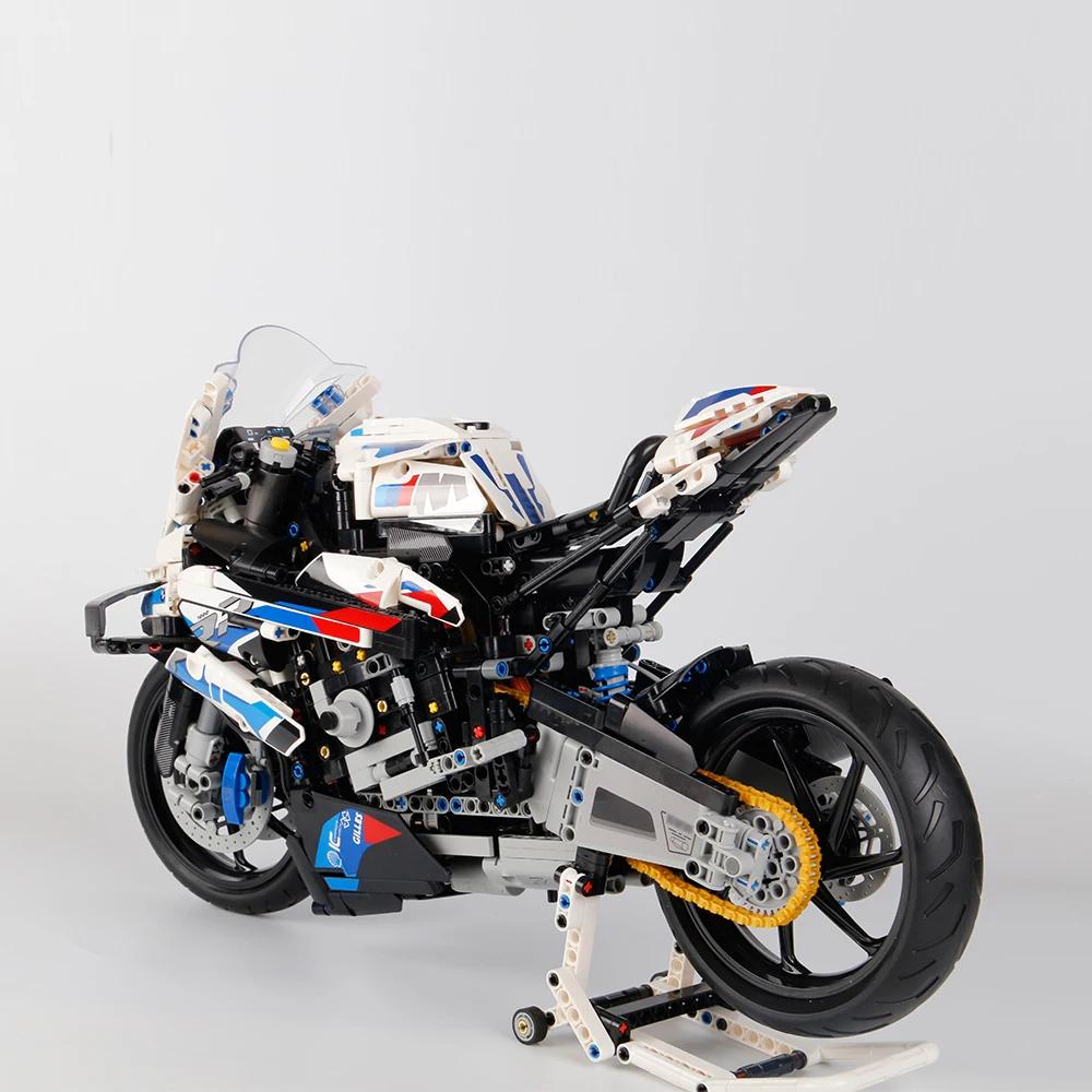 1920PCS Technical Motorcycle Model M1000RR Building Block Toy Speed Motorbike Vehicle Bricks Birthday Gifts for Boyfriend