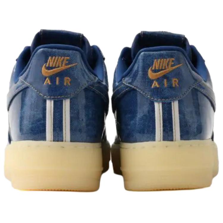 Nike Мужские кроссовки Air Force 1 Low Patent Denim Синие IM5757-400