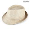 BELIVUS Мужская федора DM0078 Летняя соломенная шляпа федора