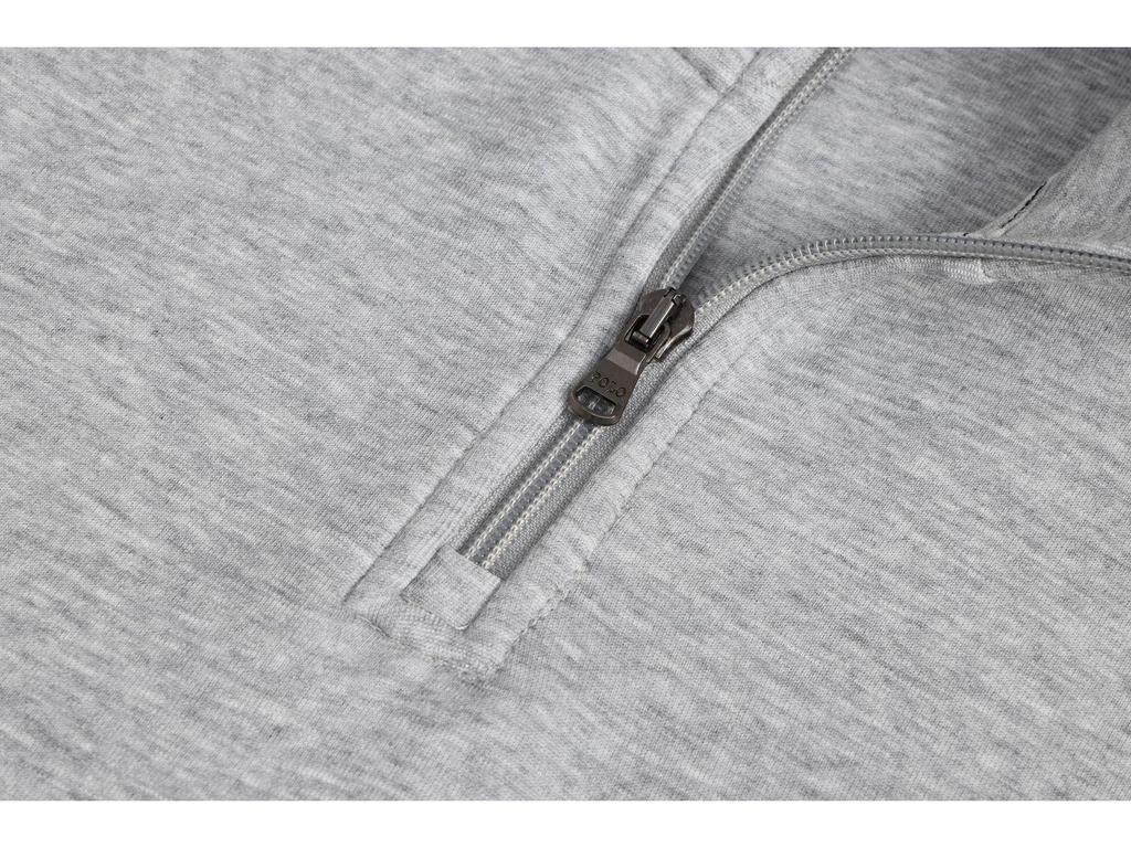 RL Пони Футболка-поло с вышивкой и молнией на полпути - Простая Плюс Размер Парная Свободная Толстовка