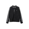 Premium Logo Print Striped Color-Block Basketball Jacket Men Jackets Black DX0348-010