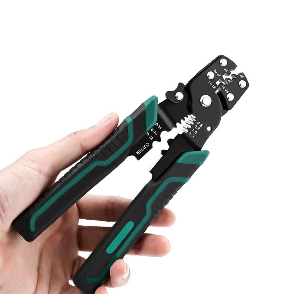 Многоцелевые электрические клеммы Обжимные клещи Зачистка Резка Инструмент для зачистки проводов Электрик