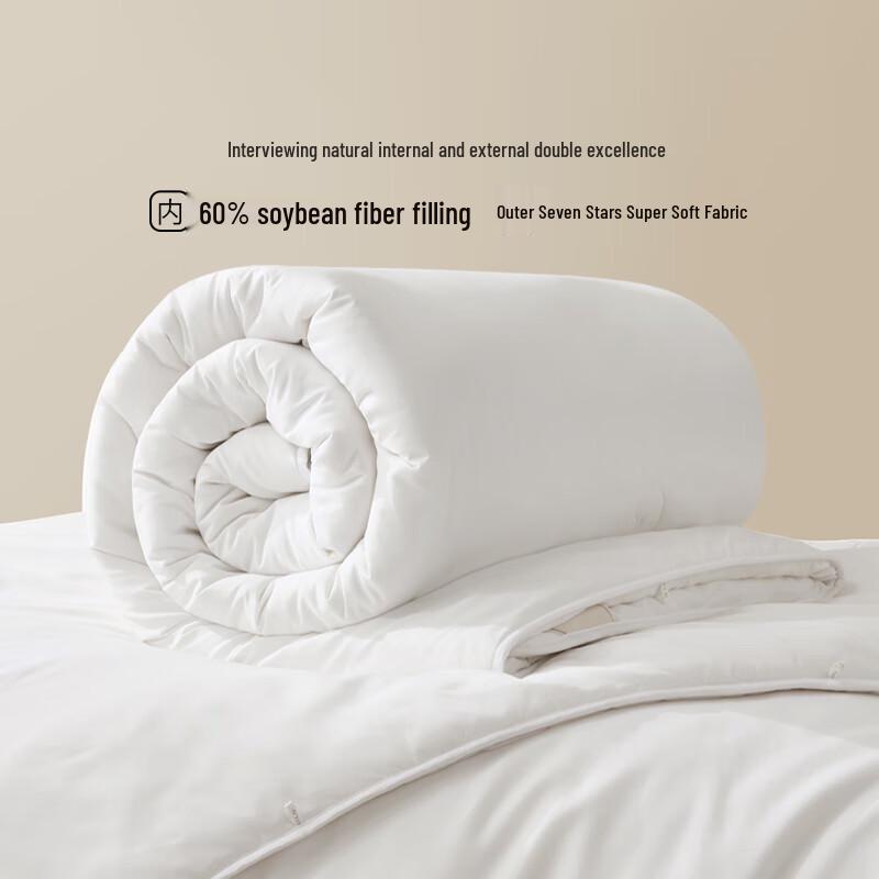 Luolai Home Textiles 60% Soy Protein Fiber Washable All-Season Duvet