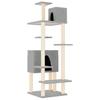 Scratching Post with Sisal Scratching Posts Light Grey 154 cm