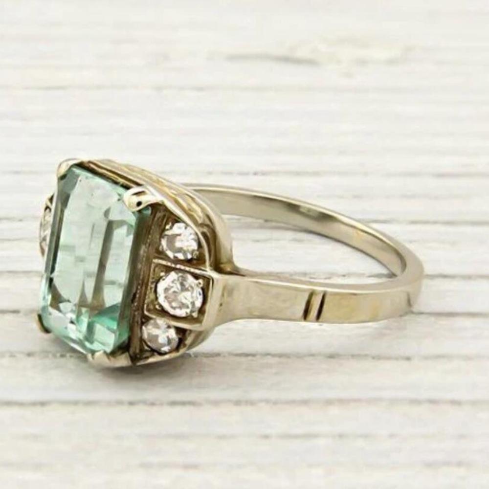 Gorgeous Luxury Rings for Women Wedding Engagement Accessories Unique Female Ring Fashion Jewelry Gifts